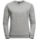 Jack Wolfskin Logo Sweatshirt - Womens, Light Grey, Large, 1707191-6111004
