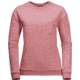 Jack Wolfskin Logo Sweatshirt - Womens, Rose Quartz, Small, 1707191-2131002