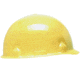 Jackson Safety Blockhead Hard Hat, 8 Point Ratchet Suspension, Yellow 20698
