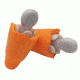 Jackson Safety H30 Multiple-use ComfortFlex Earplugs (Uncorded), Orange 67225