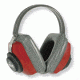 Jackson Safety Vibe 25 and 26 Earmuff: Vibe 26 Headband, NRR 26 Earmuff, Red 20774