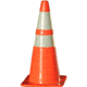 Jackson Safety W Cone ? 36in. With 6in. Upper 4in.Lower Reflexite 10 lbs, Orange, 36in. 17851