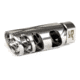 Jacob Grey Firearms Cobra Billet Muzzle Brake, .30 Cal, 5/8x24 Thread, Angled, Stainless, Unfinished, CMBASTN