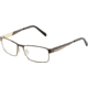 Jaguar 33060 Mens Eyeglasses, Brown-Gold, 55-16-140 33060-822