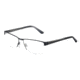 Jaguar 33062 Single Vision Prescription Eyeglasses, Black/Anthracite Frame, JG33062610SV