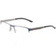 Jaguar 33077 Progressive Prescription Eyeglasses, Blue/Brown/Silver Frame, JG33077995PR