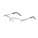 Jaguar 33151 Single Vision Prescription Eyeglasses, Brown/Gold Frame, JG33151600SV