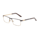 Jaguar 35047 Progressive Prescription Eyeglasses, Dark Brown/Gold Frame, JG350475100PR