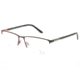 Jaguar 35050 Progressive Prescription Eyeglasses, Black/Deep Burgundy Frame, JG350506100PR