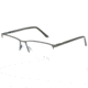 Jaguar 35050 Progressive Prescription Eyeglasses, Deep Grey/Blue Frame, JG350501097PR