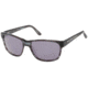 Jaguar 37114 Mens Sunglasses, Mat Black-Crystal/Grey Lenses, 56-16-135 37114-6542