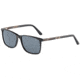 Jaguar 37120 Sunglasses - Mens, Brushed Black/Brown Horn, 57/16/145, JG371208840