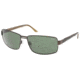 Jaguar 37324 Single Vision Brown-Caramel Frame,Green Polarized Lenses Mens Sunglasses 37324-602RX