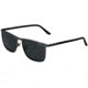 Jaguar 37361 Sunglasses, Grey-Black, Polarized Lenses, 56-17-145, 37361-6500