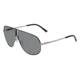 Jaguar 37502 Sunglasses, Grey-Black Frame, Mirror Lens, 63-9-140, JG37502636500