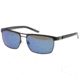 Jaguar 37549 Sunglasses, Male, Black/Blue Mirror Lenses, 59-15-140 37549-610
