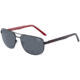 Jaguar 37568 Progressive Prescription Sunglasses, Matte Black/Burgundy Frame, JG375686100PR