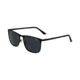 Jaguar 37817 Sunglasses, Black-Red, Polarized Lenses, 60-17-145, 37817-6100