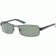 Jaguar 39701 Sunglasses - Black; Green Lenses (610)