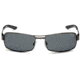 Jaguar 39701 Sunglasses with No-Line Progressive Rx Prescription Lenses, Select Frame Color Gunmetal Frame