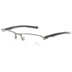 Jaguar Eyeglass Frames 33513, Jaguar 33513 Eyeglasses Styles Gunmetal-Black Frame w/Non-Rx Lenses