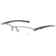 Jaguar Eyeglasses 33513 with Rx Prescription Lenses, Select Frame Color Gunmetal-Black Frame