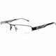 Jaguar Eyeglasses 33526 with Lined Bifocal Rx Prescription Lenses, Select Frame Color Black-Brown Frame