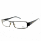 Jaguar Eyeglasses 39318 with No-Line Progressive Rx Prescription Lenses, Select Frame Color Matt Black-Beige Frame