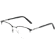 Jaguar 33705 Eyeglasses, Mens, Black-Silver, 52-19-140, JG337056100