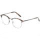 Jaguar 33706 Eyeglasses, Mens, Brown Horn-Gunmetal, 52-18-140, JG337066809