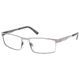 Jaguar Spirit 39337 Brushed Silver-Navy Mens Eyeglasses 39337-549