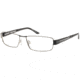 Jaguar Spirit Single Vision 33540 Black-Silver Mens Eyeglasses 33540-610RX