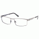 Jaguar Spirit Single Vision 39337 Brushed Silver-Navy Mens Eyeglasses 39337-549RX