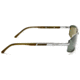 Jaguar Polarized Lenses Sunglasses 37300, Jaguar 37300 Sunglasses Styles Black-Silver Frame / Green Lenses