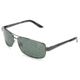 Jaguar Polarized Lenses Sunglasses 39703, Jaguar 39703 Sunglasses Styles Gunmetal Frame / Green Lenses
