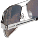 Jaguar Polarized Lenses Sunglasses 39703, Jaguar 39703 Sunglasses Styles Silver-Black Frame / Grey Lenses