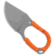 Jake Hoback Knives Jake Hoback Jeremiah Johnson Fixed Blade Knife Orange Cord Wrap 2" Stonewash, Orange, Stainless Steel, adult, BHQ-135190