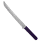 Jake Hoback Knives Jake Hoback Knives Kwaichete Fixed Blade Knife Purple Cord/Stingray 12"SW, Purple, 154CM, adult, BHQ-177914