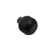 JARD Bolt Action Knob, Round Knurled, Outer Diameter 0.850in, Length 0.925in, 5/16x24, Aluminum, Black, 4077