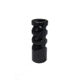 JARD Fin Brake, 9mm Luger, 3/4in, 1/2x28, 2in Length, 4140 Steel Alloy, Black, 3751