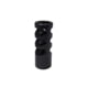 JARD Fin Brake, 9mm Luger, 3/4in, 1/2x28, 2in Length, 4140 Steel Alloy, Black, 3751