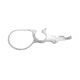 JARD Marlin 1895/336 Rifles Big Loop Lever Kit , Straight Grip, Steel, Silver, 4697-S