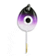 JB Lures GE846P Gem-N-Eye #8 Blk-Purple-Glow 2/Pack, GE846P