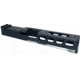 JCS Weapon Designs G17 Bonesaw Slide, RMR Cut, Glock 17, Graphite Black, G17-BSS-RMR-BLK