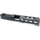 JCS Weapon Designs G17 Bonesaw Slide, RMR Cut, Glock 17, Nickel Boron Distressed, G17-BSS-RMR-NBD