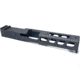 JCS Weapon Designs G17 Bonesaw Slide, RMR Cut, Glock 17, Sniper Grey, G17-BSS-RMR-SGR