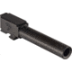 JCS Weapon Designs G19 V1 Flushed/Crowned Match Grade Drop In Barrel, Black Nitride, G19-BBL-V1FC-BLKN