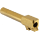 JCS Weapon Designs G19 V1 Flushed/Crowned Match Grade Drop In Barrel, TiN, G19-BBL-V1FC-TING