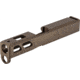 JCS Weapon Designs G43 Bonesaw Slide, No Cut, Glock 43/43X/Polymer 80, Midnight Bronze, G43-BSS-NO-MBZ