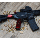JE Machine Tech 1911 AR MIL-SPEC Pistol Grip, Red, PS-PG25RED
